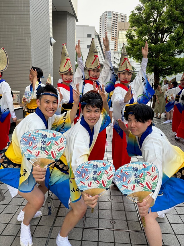 【東京事務所】神楽坂まつり、阿波踊り大会に『あずさ連』として参加しました！